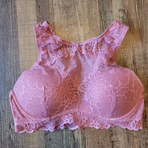 Victoria's Secret PINK High Neck Lace Bralette